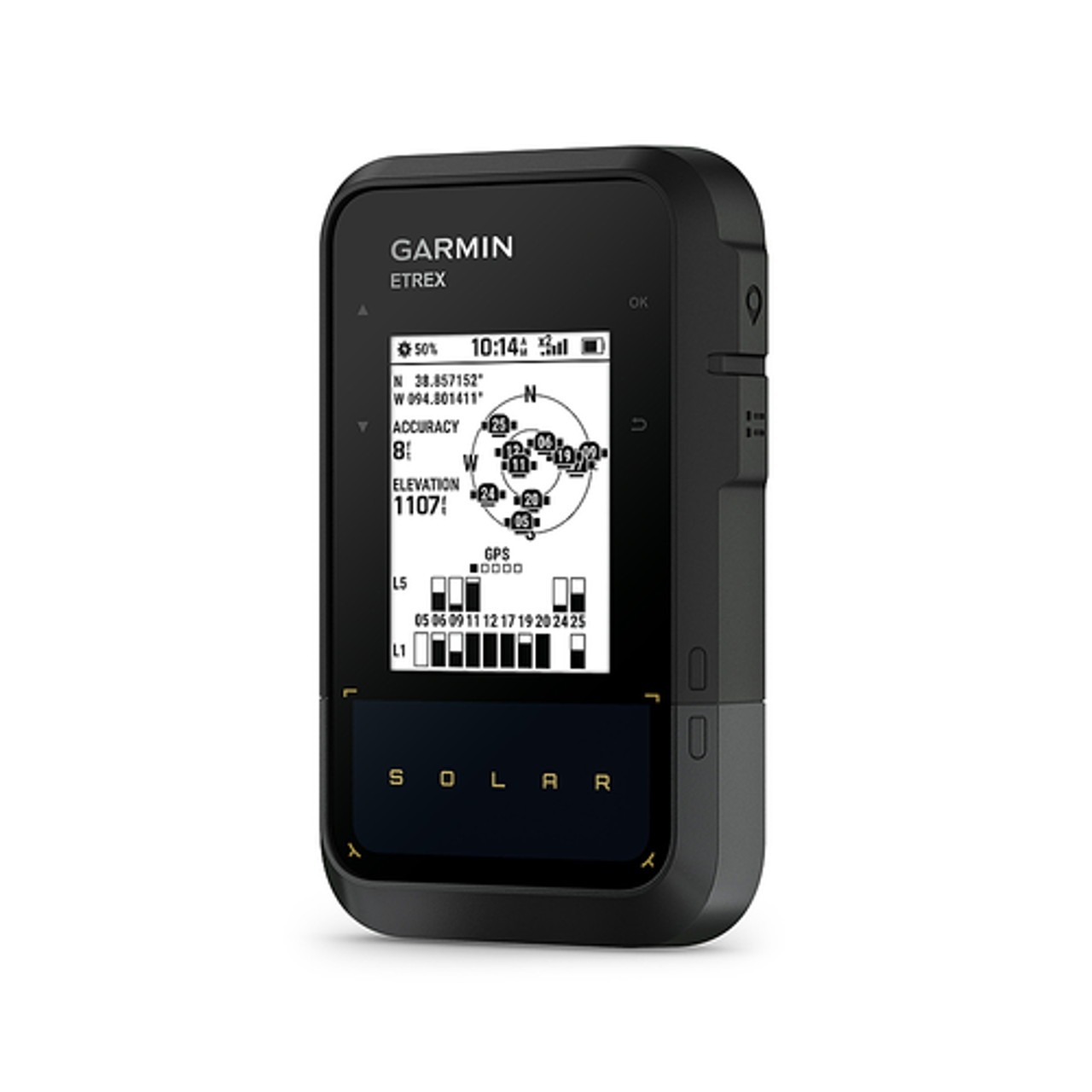 Garmin - eTrex Solar 2.2" GPS - Black