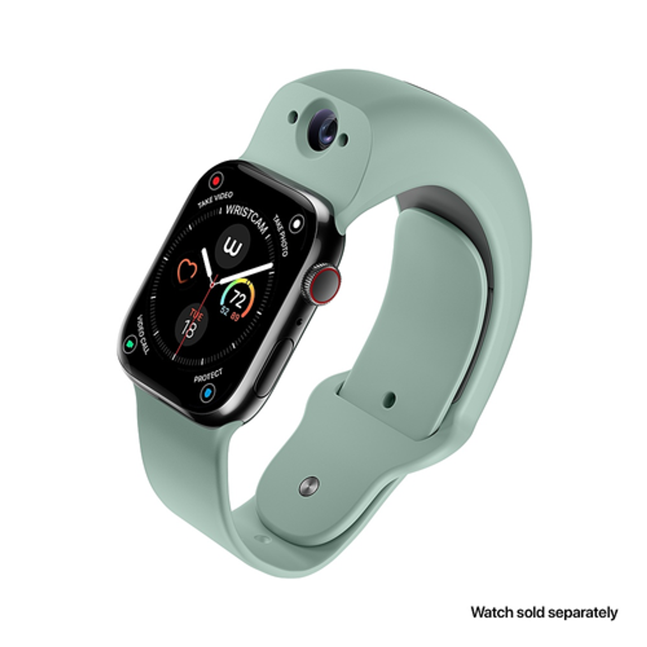 Wristcam - Camera Band Medium/Large (Fits 42-49mm) for Apple Watch Ultra, Series 9, Series 8 , Series SE - Sage