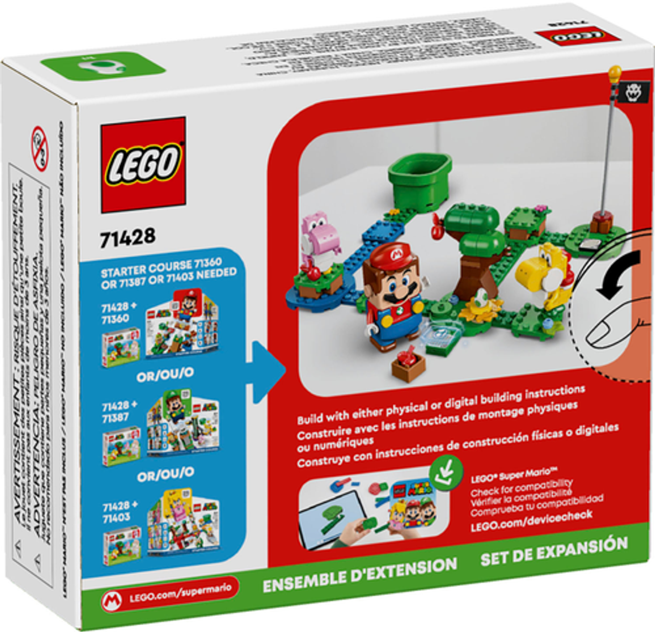 LEGO - Super Mario Yoshis’ Egg-cellent Forest Expansion Set 71428