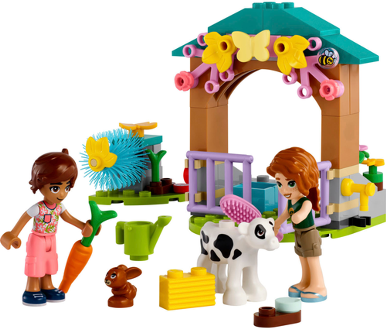 LEGO - Friends Autumn’s Baby Cow Shed Farm Animal Toy 42607