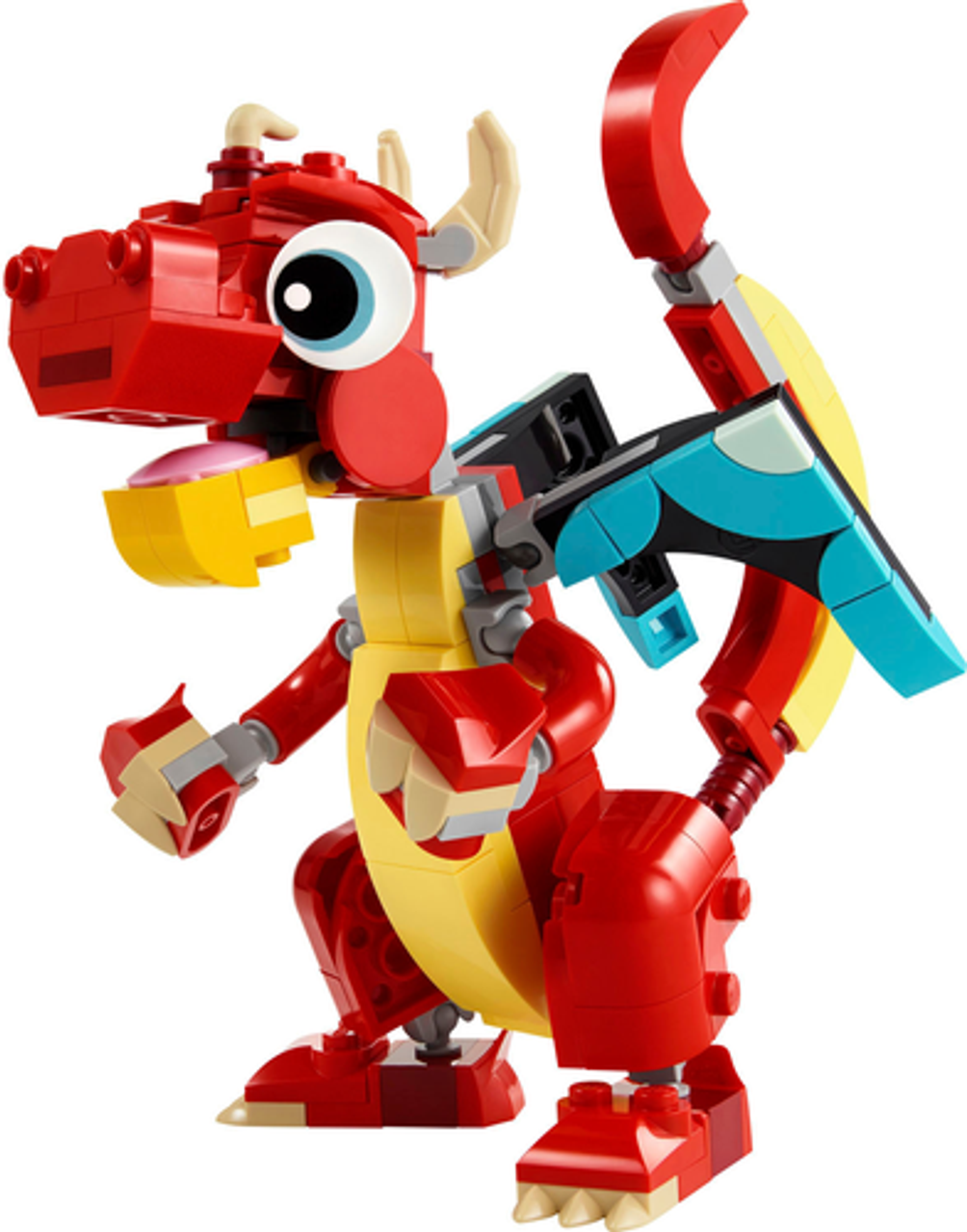 LEGO - Creator 3 in 1 Red Dragon 3 in 1 Animal Toy Set 31145