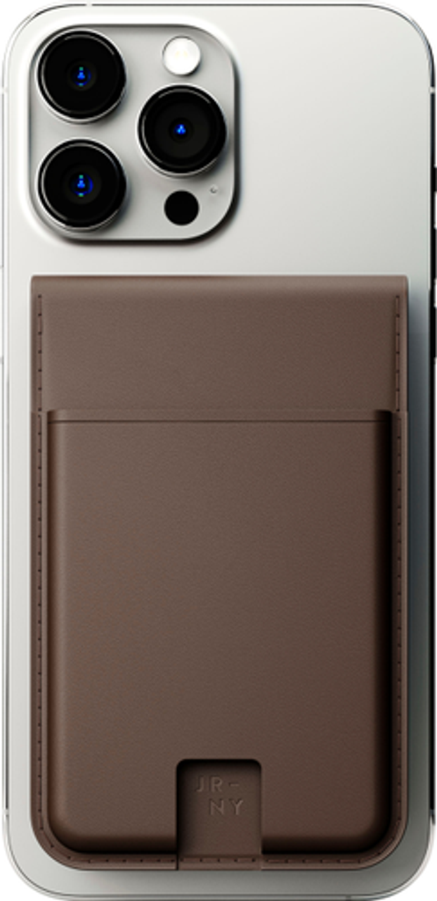 JOURNEY - EZMO MagSafe Wallet & Phone Stand - Dark Brown