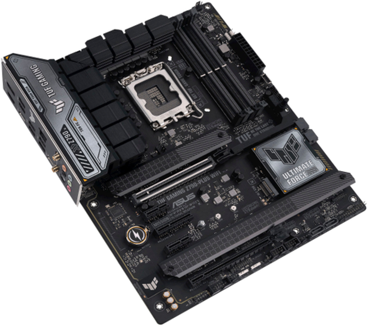 ASUS - TUF GAMING Z790-PLUS WIFI (Socket LGA 1700) USB 3.2 Intel ATX Gaming Motherboard - Black