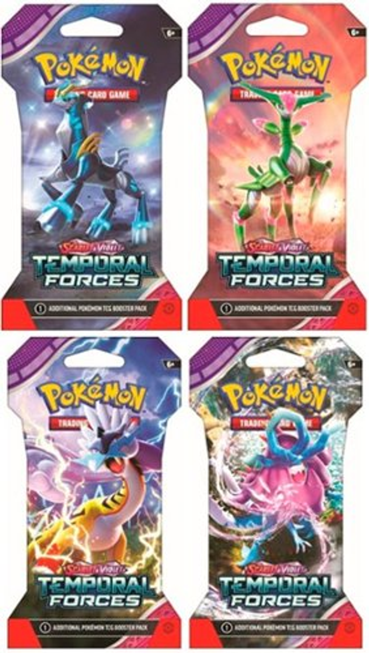 Pokémon TCG: Scarlet & Violet— Temporal Forces Sleeved Booster - Styles May Vary