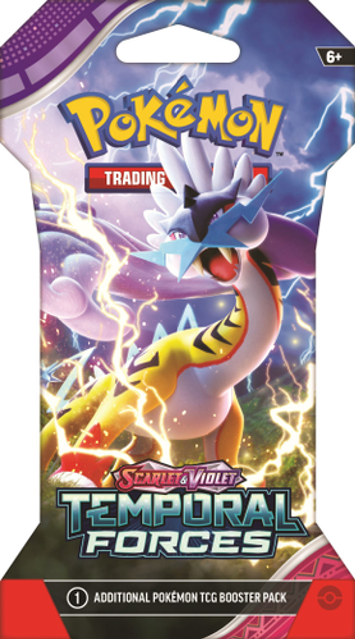 Pokémon TCG: Scarlet & Violet— Temporal Forces Sleeved Booster - Styles May Vary