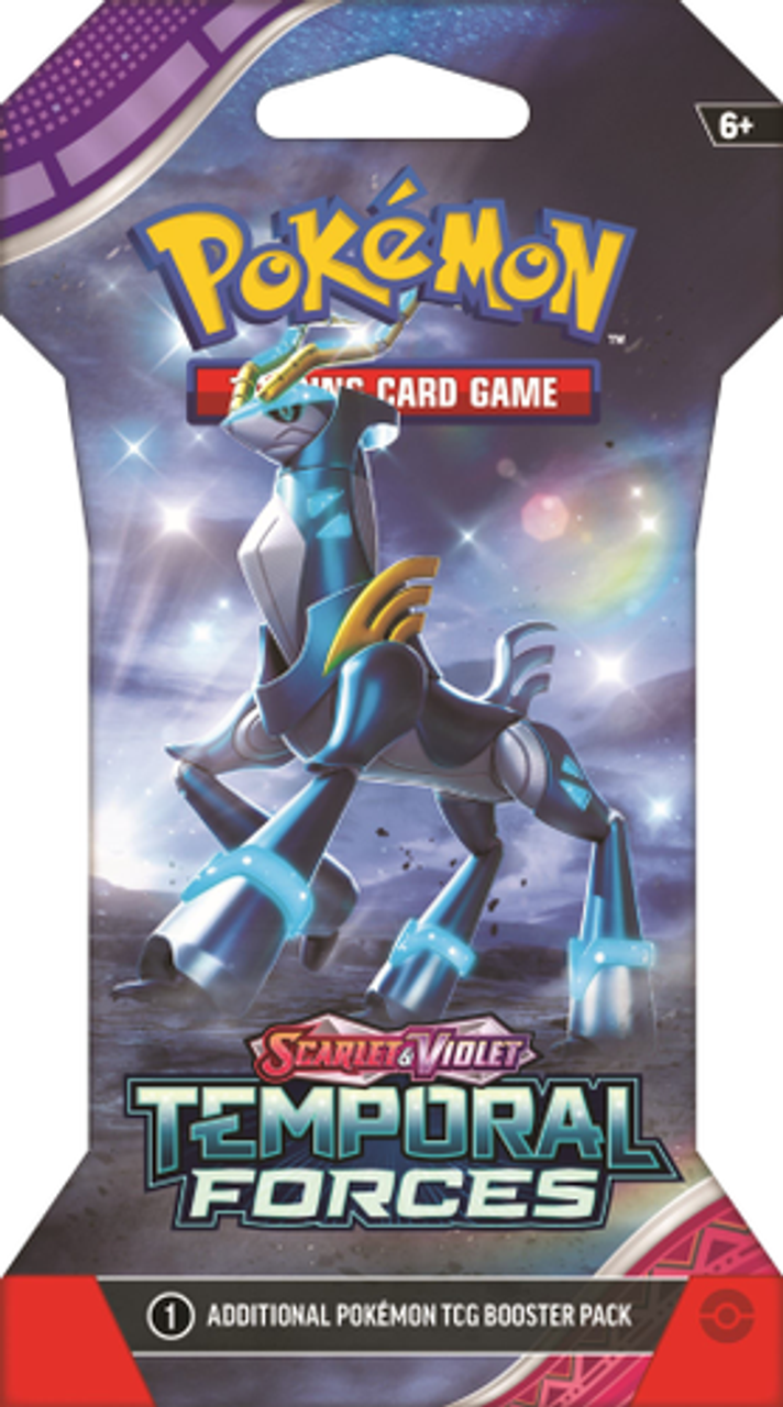 Pokémon TCG: Scarlet & Violet— Temporal Forces Sleeved Booster - Styles May Vary