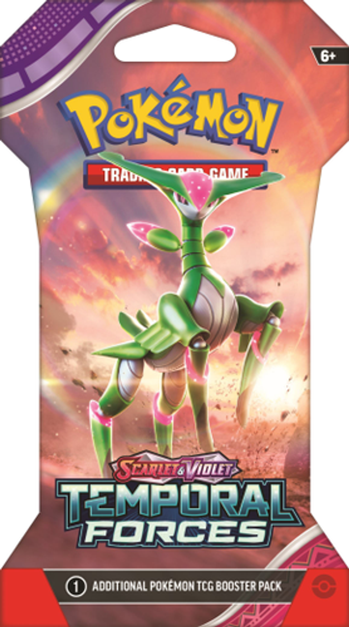 Pokémon TCG: Scarlet & Violet— Temporal Forces Sleeved Booster - Styles May Vary