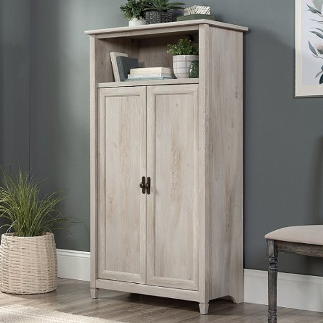 Sauder - Two-Door Cabinet in Chalked Chestnut - Chalked Chestnut®