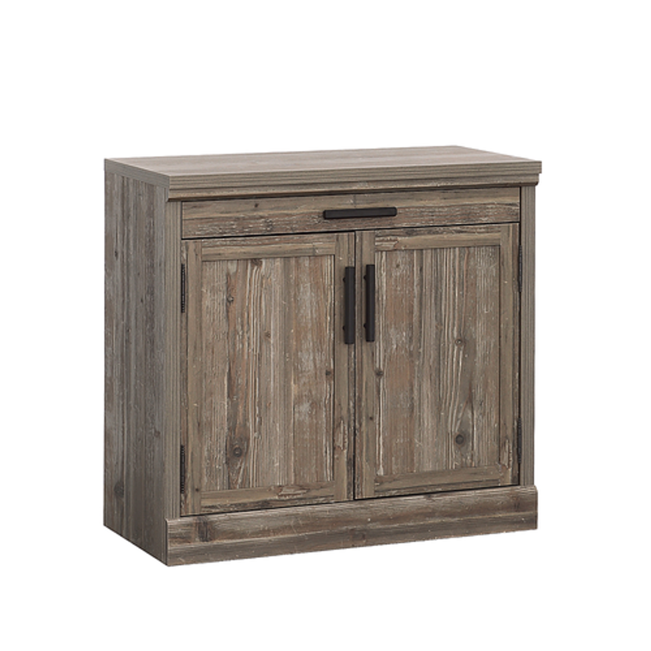 Sauder - 2-Door Storage Cabinet in Pebble Pine - Pebble Pine®