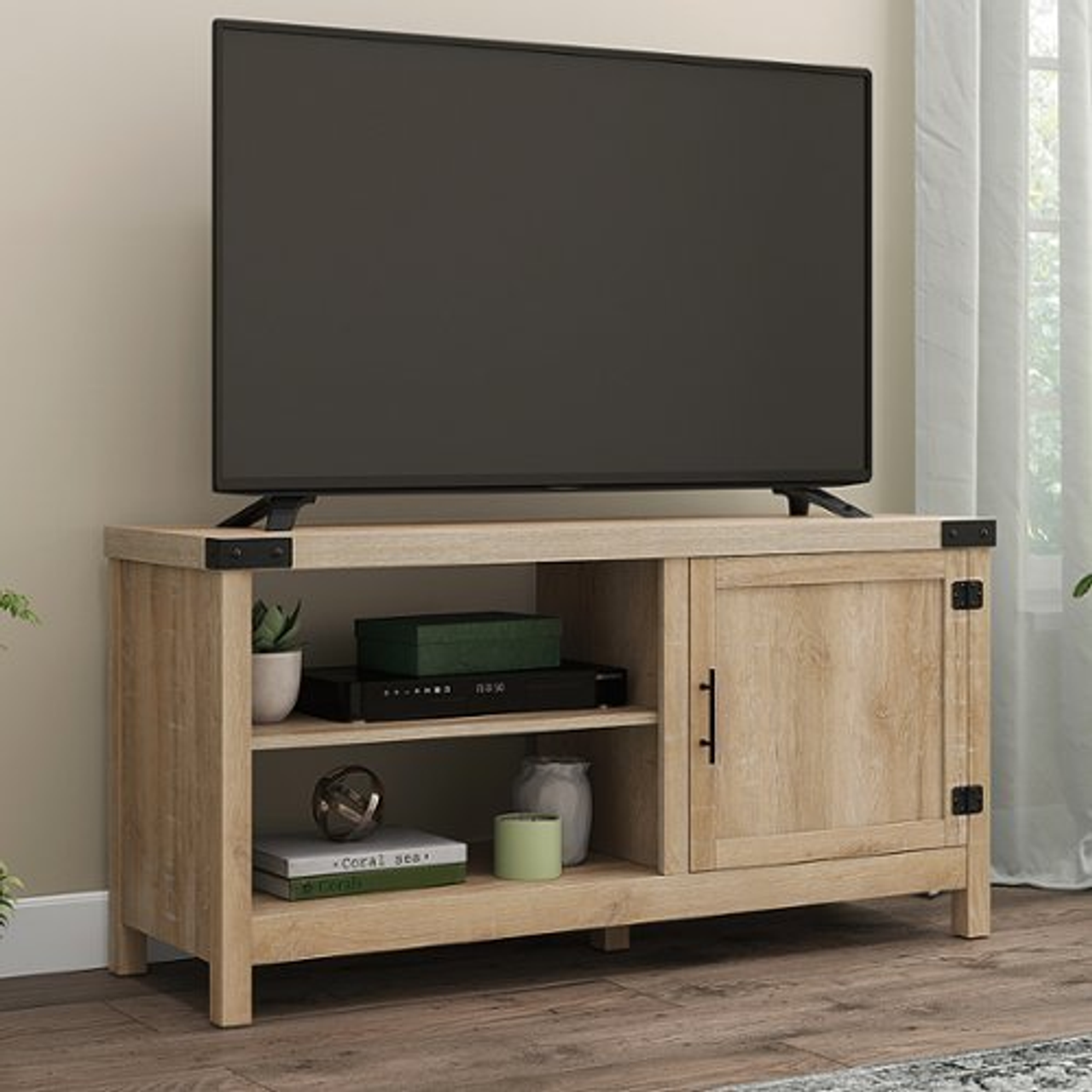 Sauder - Bridge Acre Tv Stand Oo - Orchard Oak