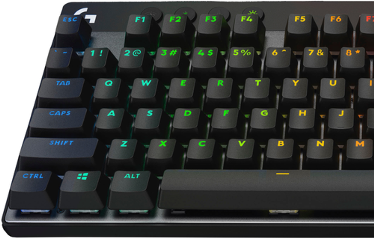 Logitech - PRO X TKL LIGHTSPEED Wireless Mechanical Linear Switch Gaming Keyboard with LIGHTSYNC RGB - Black