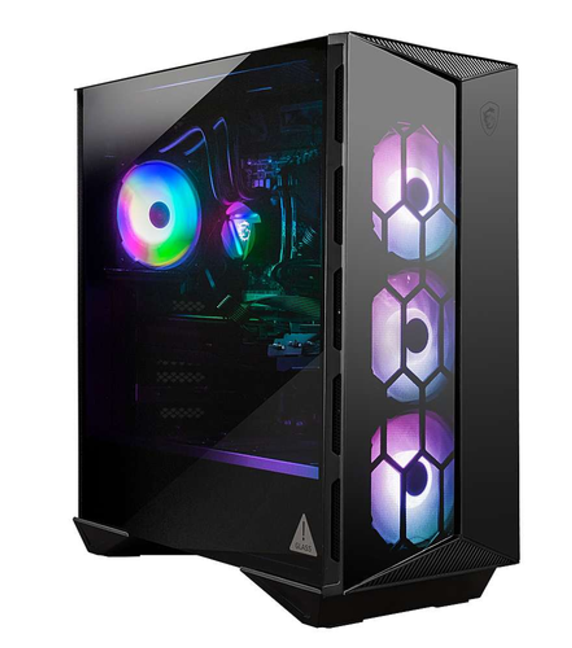 MSI - Aegis Z Gaming Desktop - AMD R7-7700 - 16GB Memory - NVIDIA GeForce RTX 4070 Super - 1TB SSD - Black