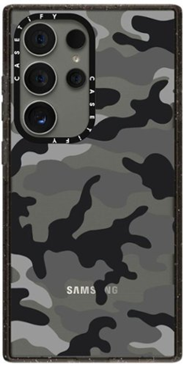 CASETiFY - Impact Case for Samsung Galaxy S24 Ultra - Camo Over Black