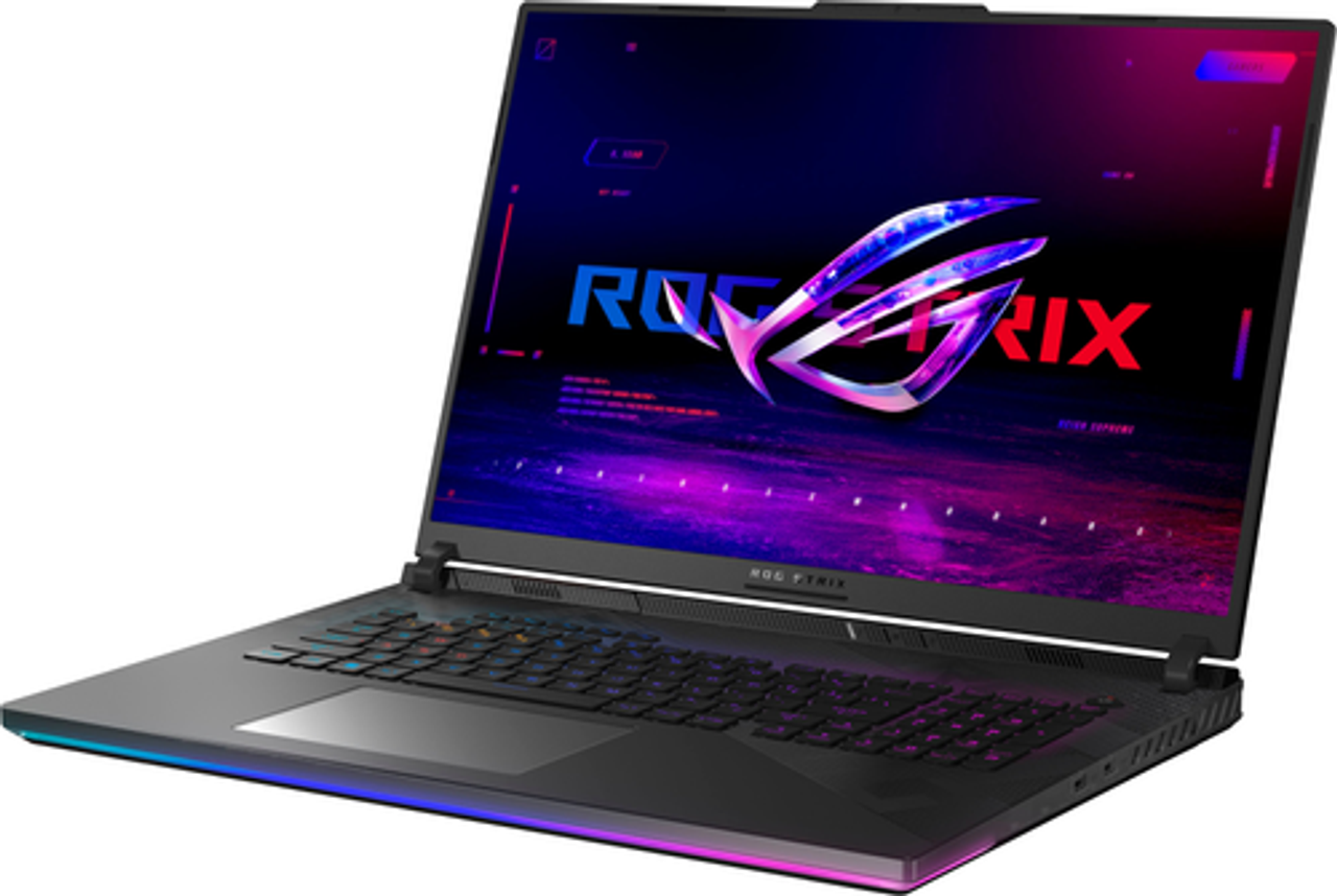 ASUS - ROG Strix 18" 240Hz Gaming Laptop QHD-Intel 14th Gen Core i9 with 32GB Memory-NVIDIA GeForce RTX 4080-2TB SSD - Eclipse Gray