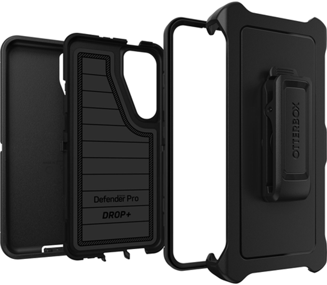 OtterBox - Defender Series Pro Hard Shell for Samsung Galaxy S24+ - Black