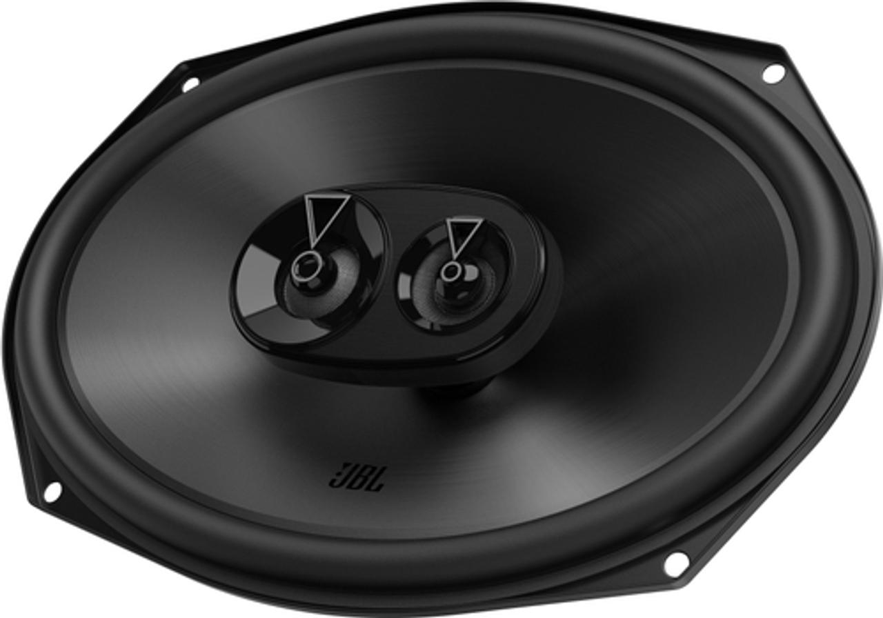 JBL - 6” x 9” Three-way car audio speaker - Black