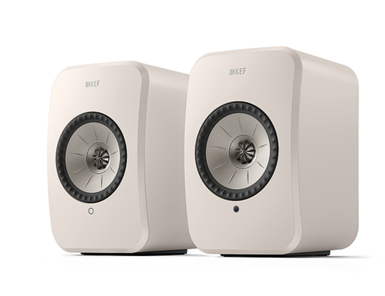 KEF - LSXII LT Wireless Speakers - Stone White