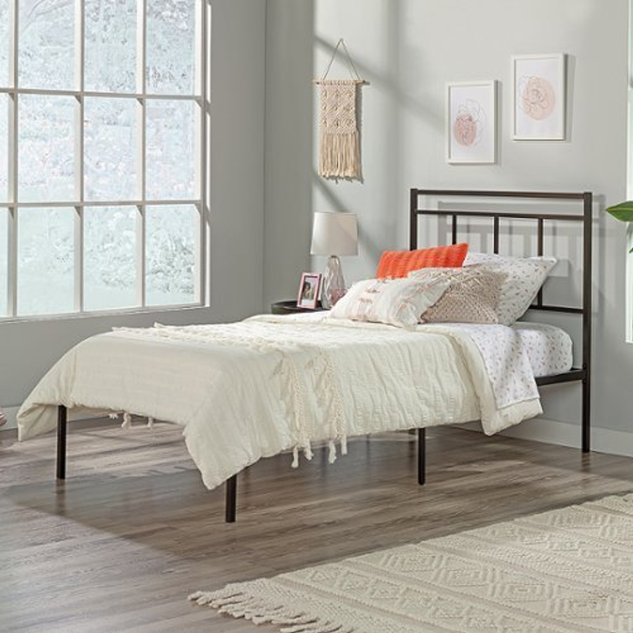 Sauder - Cannery Bridge Twin Platform Bed Mb 3a - Bronze