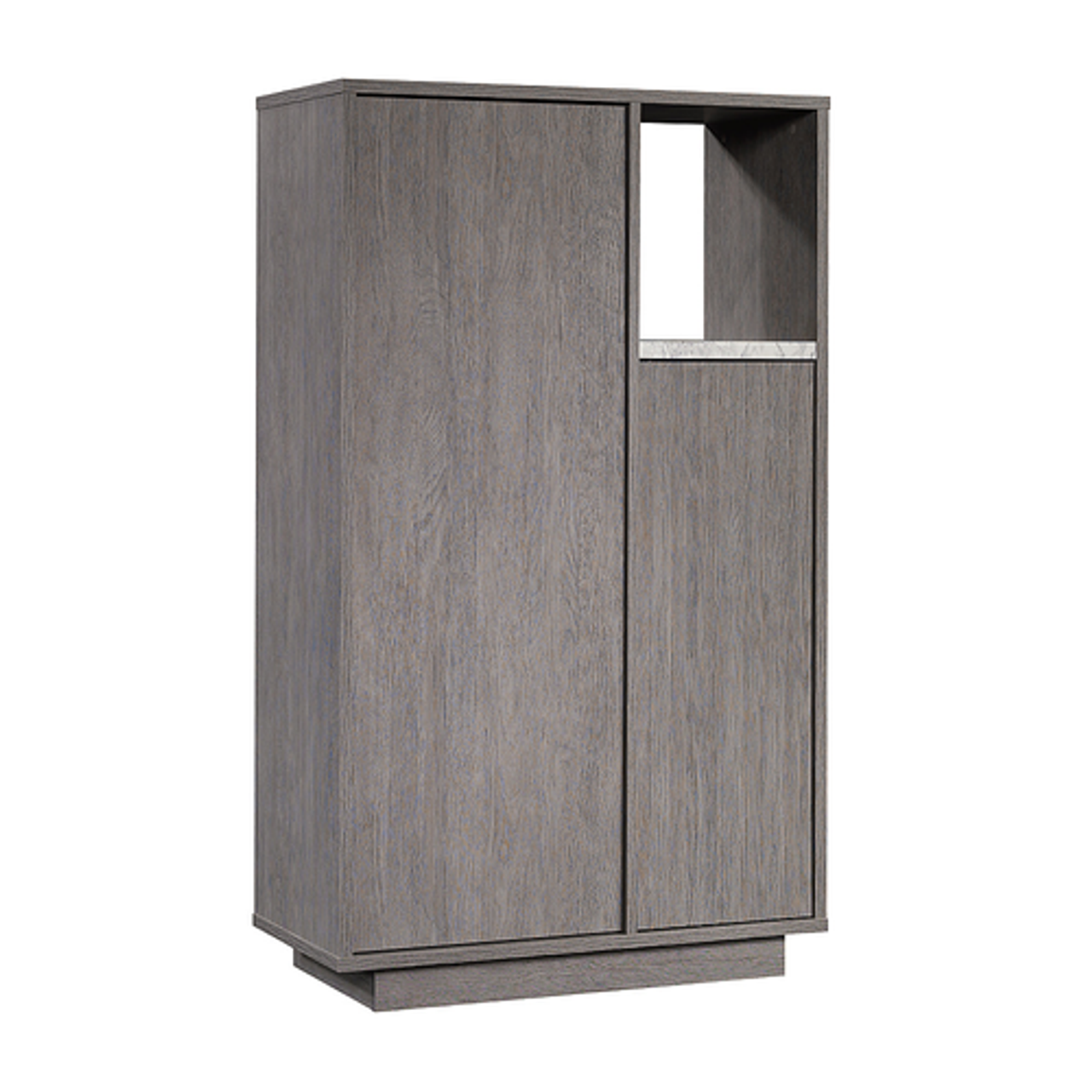 Sauder - Contemporary Storage Cabinet in Ashen Oak - Ashen Oak™
