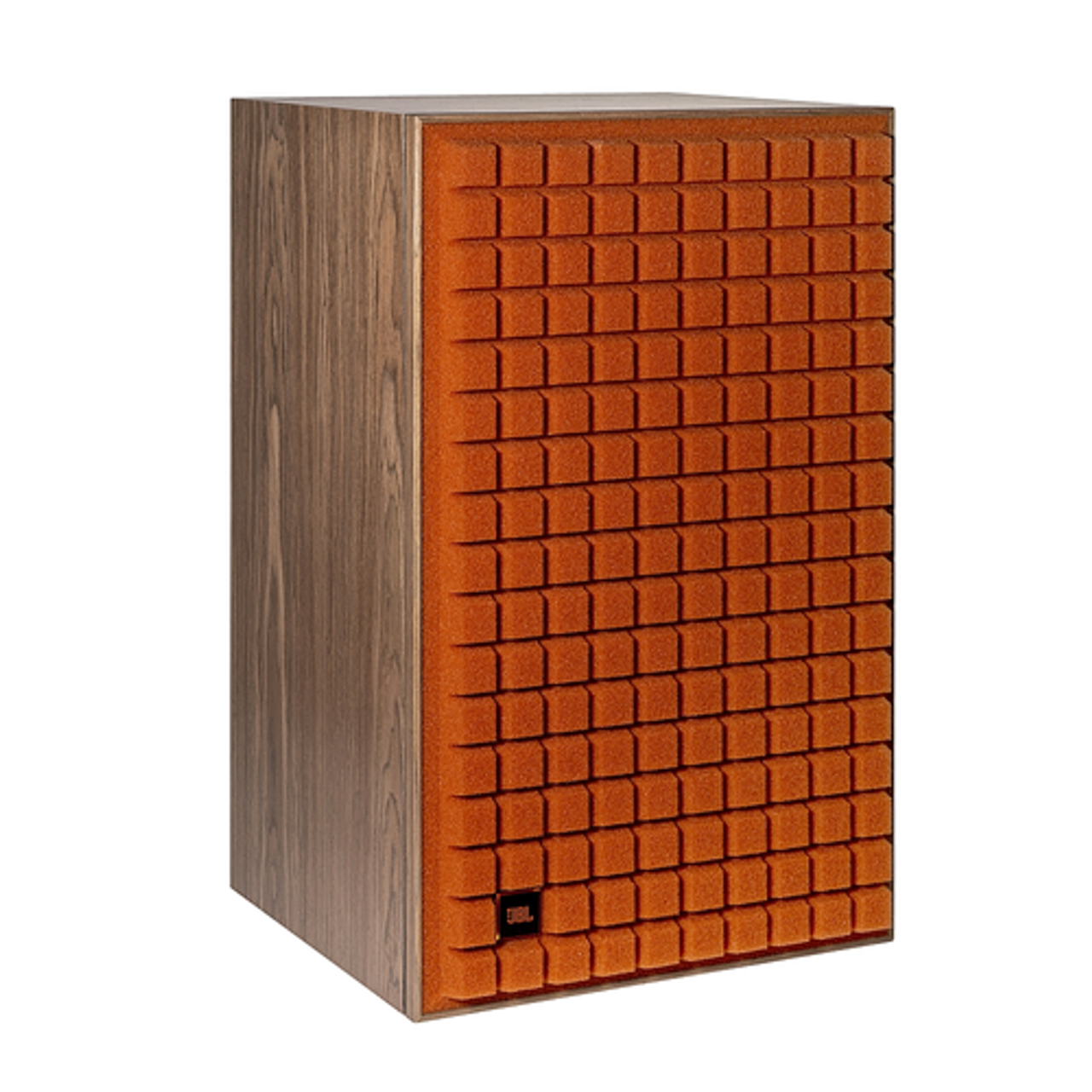 JBL L100 Classic Mark II Orange Grille Loudspeaker - Walnut