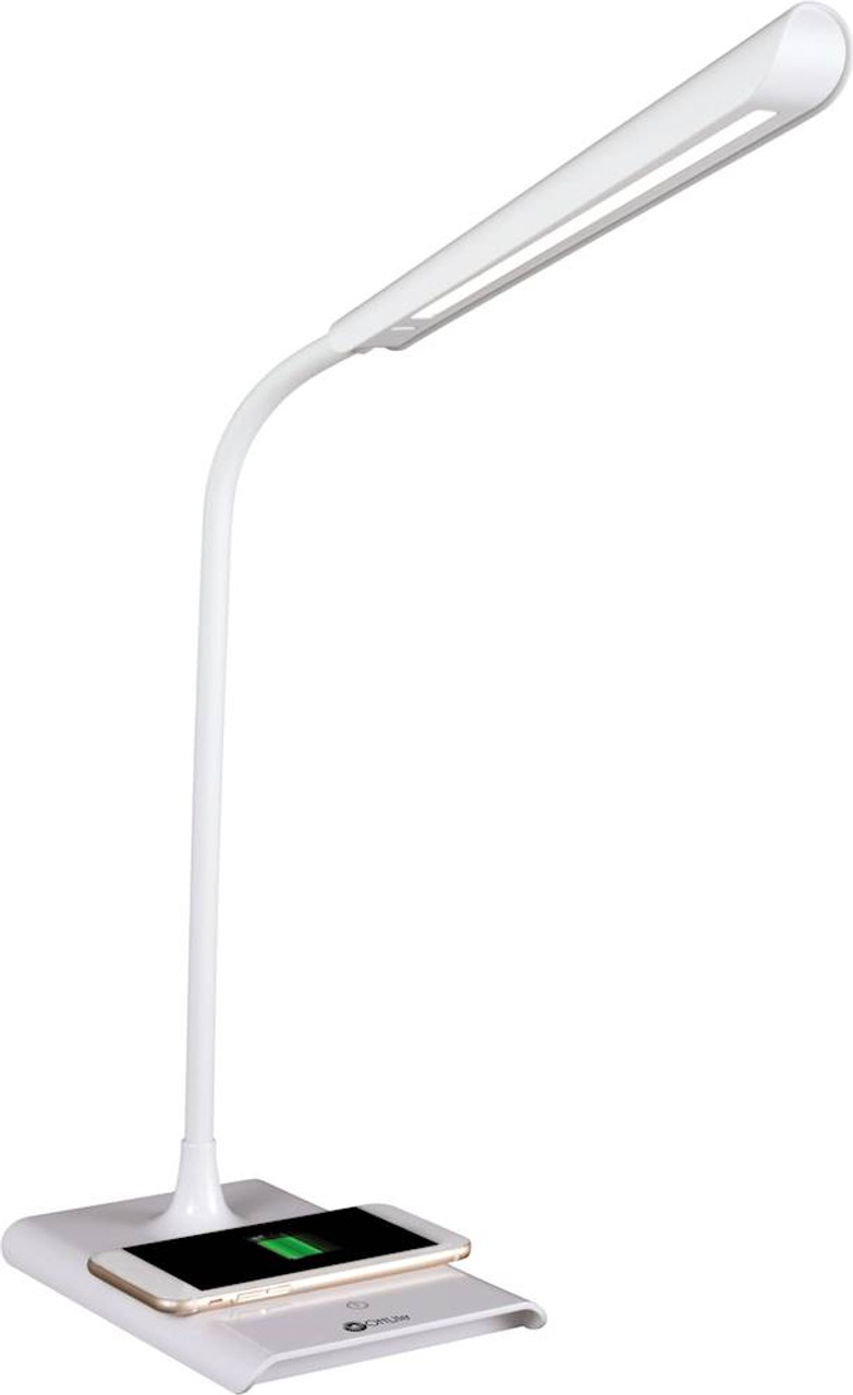 OttLite - Power Up LED Desk Lamp with Wireless Charging