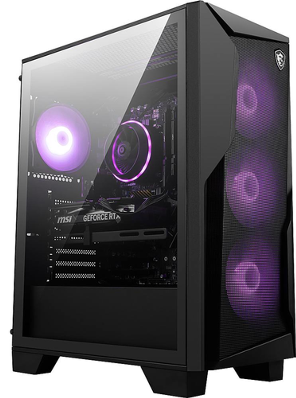 MSI - Codex R Gaming Desktop - Intel Core i7-14700F - 16GB Memory - NVIDIA GeForce RTX 4060 TI - 1TB SSD - Black - Black