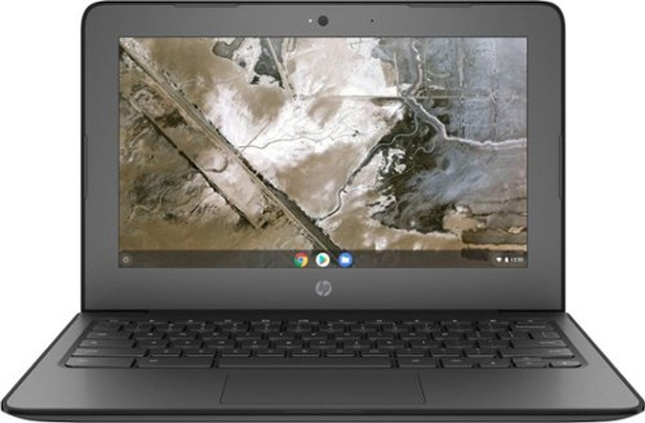 HP - Chromebook 11A G6 11.6" Refurbished Laptop - AMD A-Series A4 with 4GB Memory - AMD Radeon R4 Graphics - 16GB SSD - Black