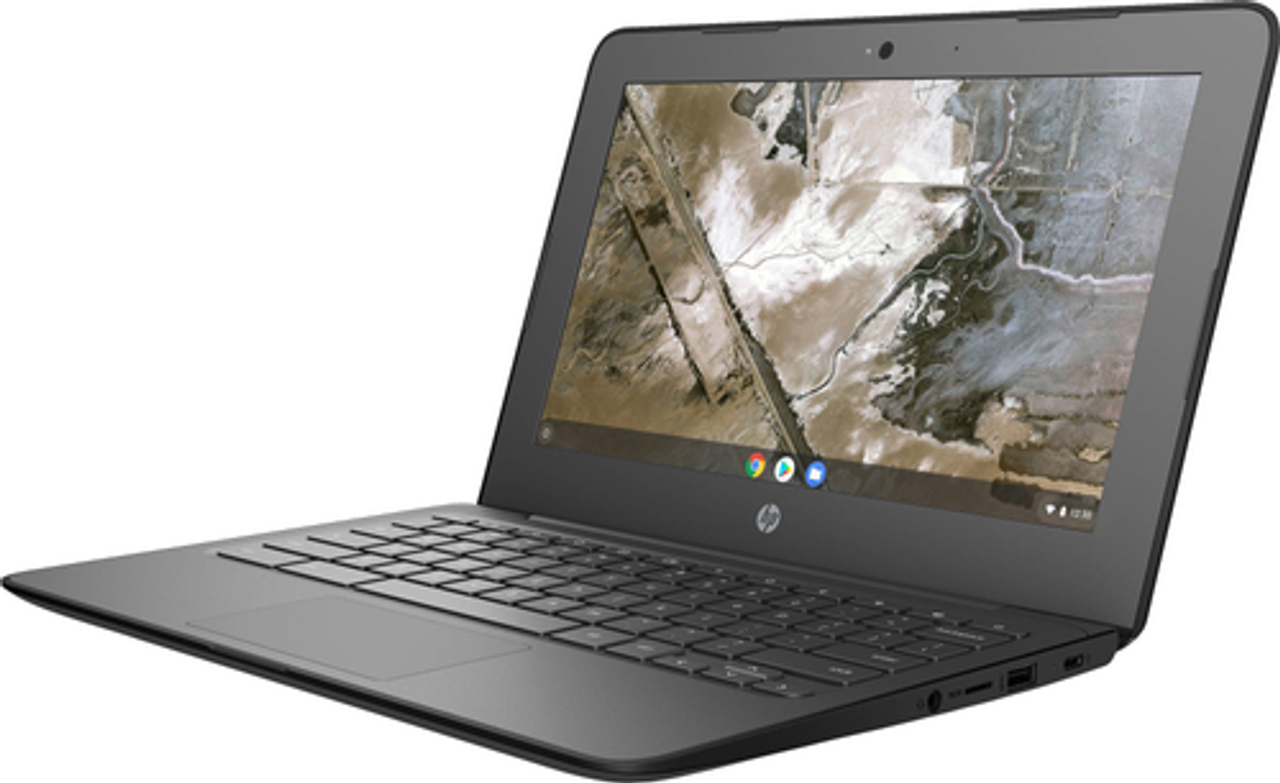 HP - Chromebook 11A G6 11.6" Refurbished Laptop - AMD A-Series A4 with 4GB Memory - AMD Radeon R4 Graphics - 16GB SSD - Black