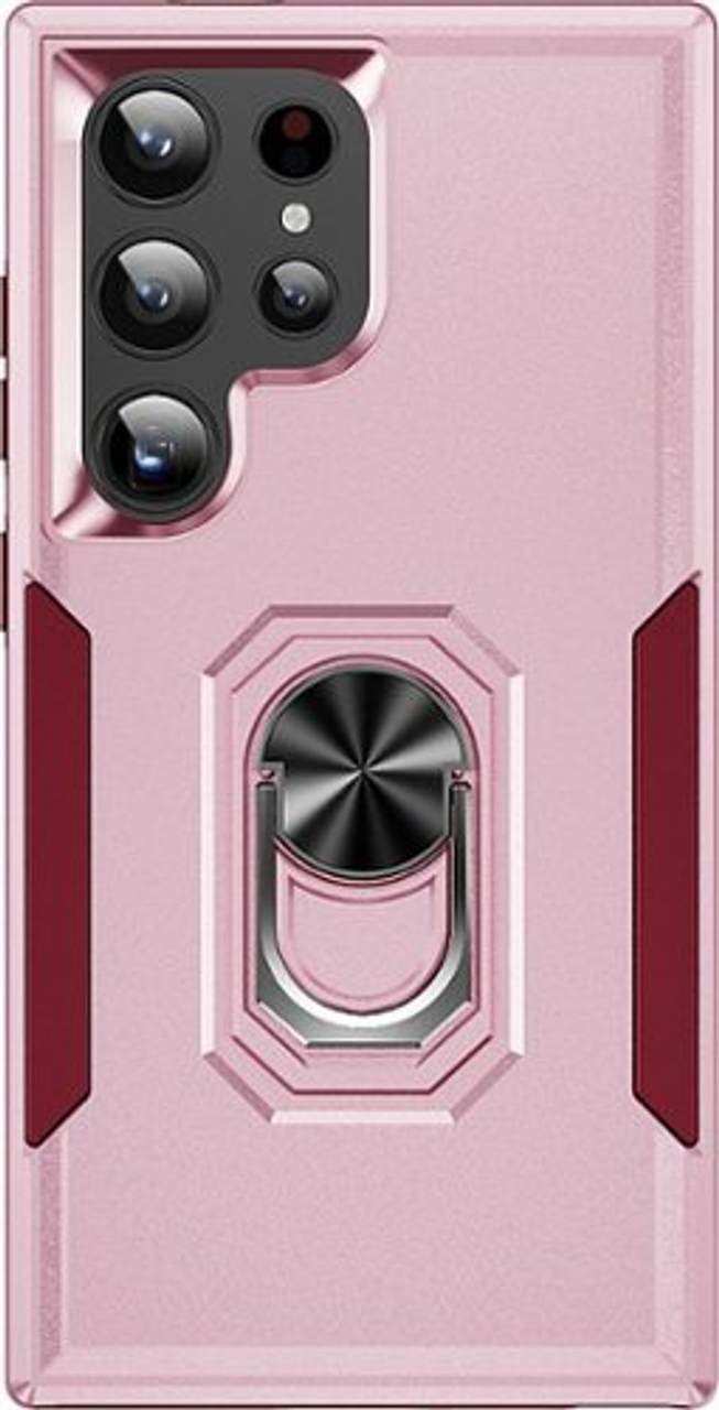 SaharaCase - ArmorPro Kickstand Case for Samsung Galaxy S24 Ultra - Wild Pink