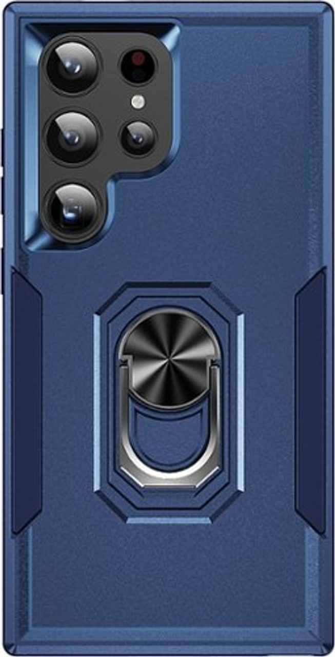 SaharaCase - ArmorPro Kickstand Case for Samsung Galaxy S24 Ultra - Navy Blue