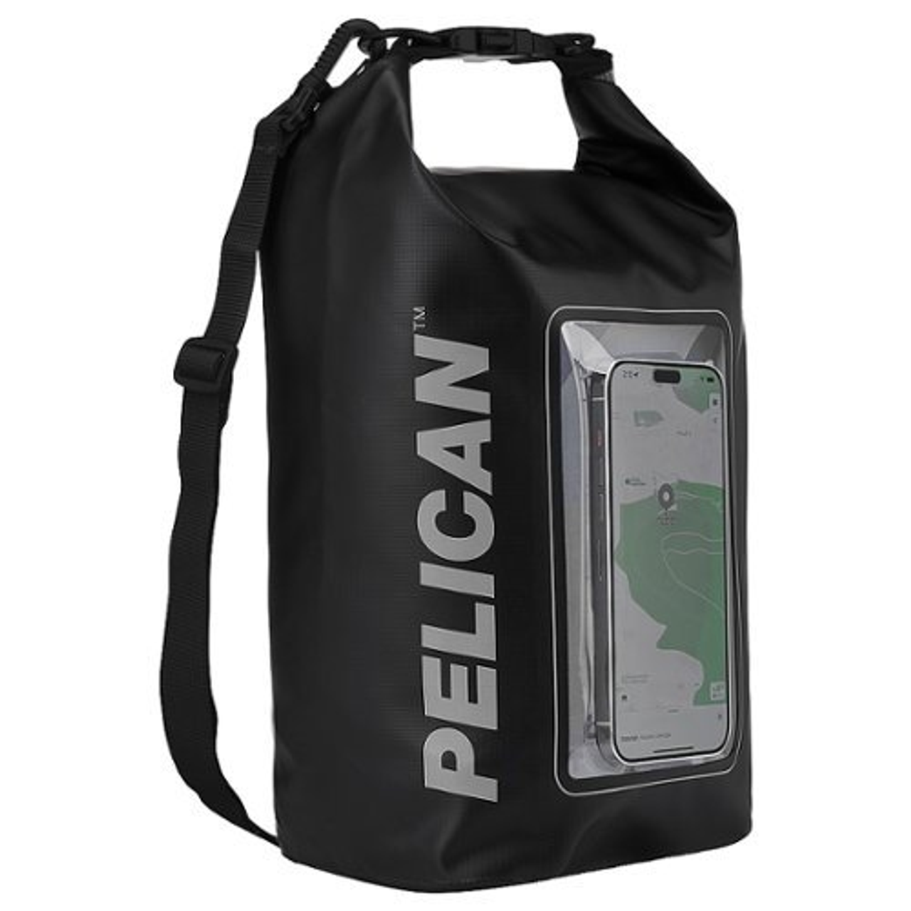 Pelican - Waterproof Phone Dry Bag  5L for Most Cell Phones - Stealth Black