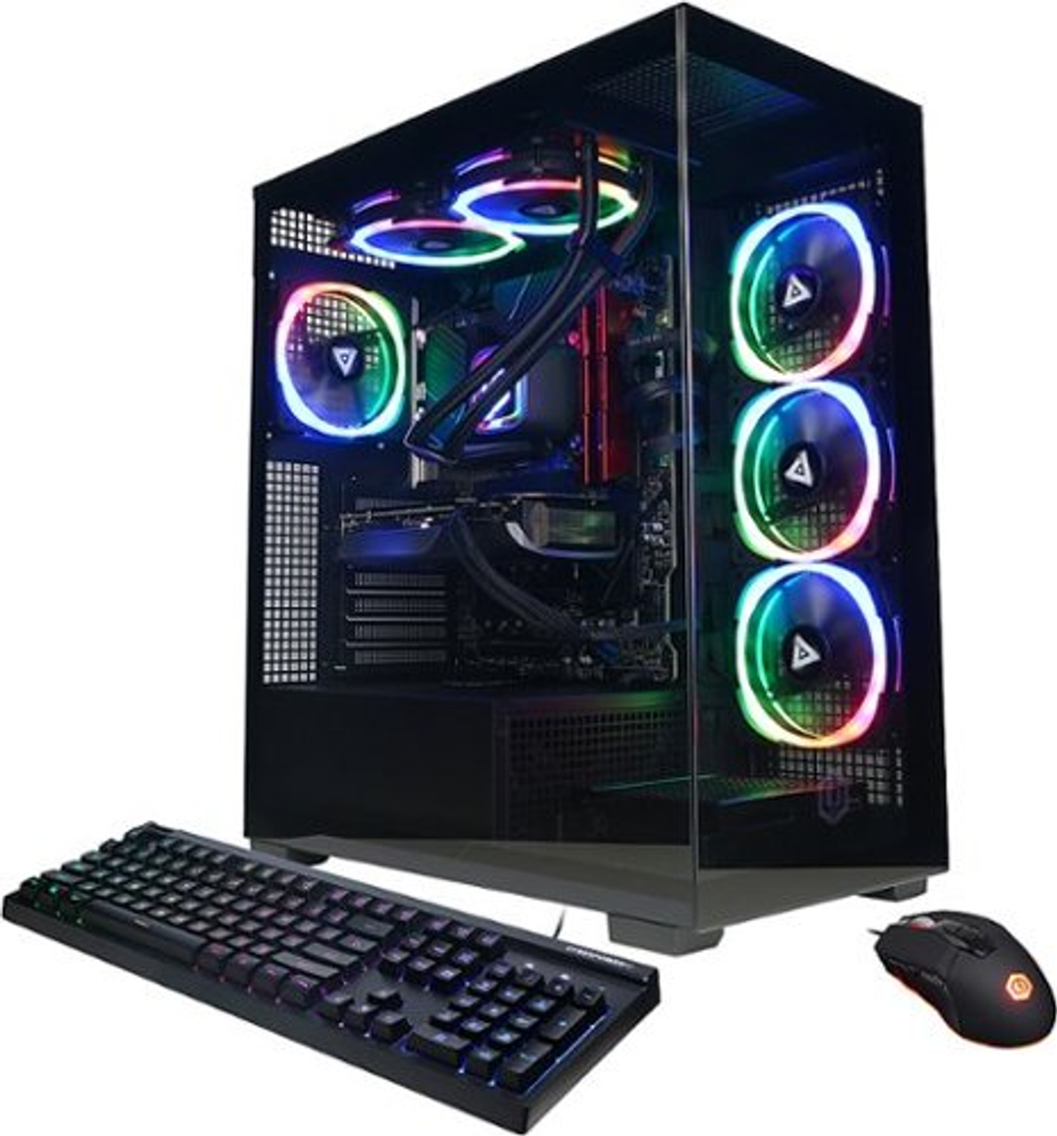 CyberPowerPC - Gamer Supreme Gaming Desktop - AMD Ryzen 9 7900X - 64GB Memory - NVIDIA GeForce RTX 4080 SUPER 16GB - 4TB SSD - Black