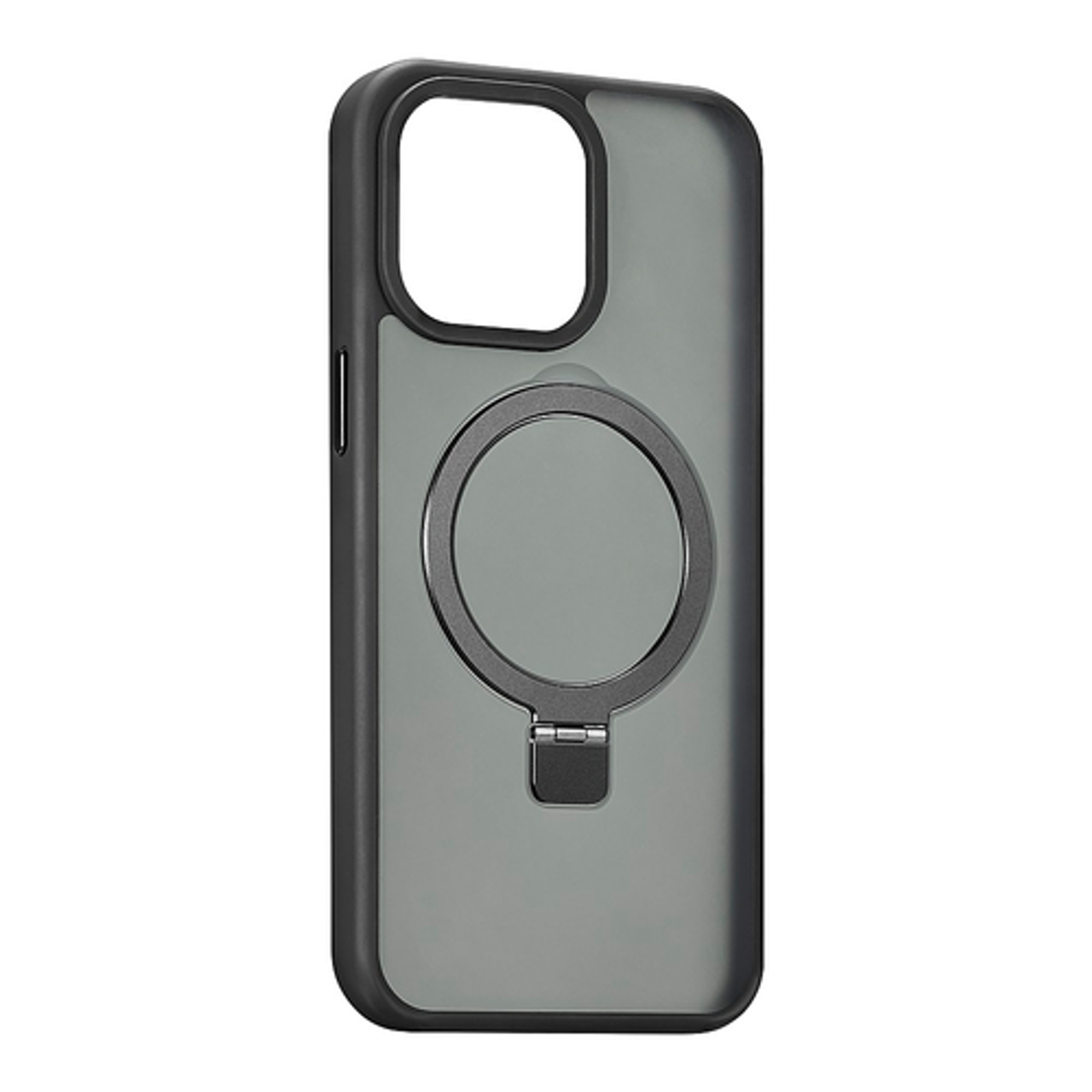 Insignia™ - Hard-Shell Case with MagSafe Kickstand for iPhone 15 Pro Max - Black