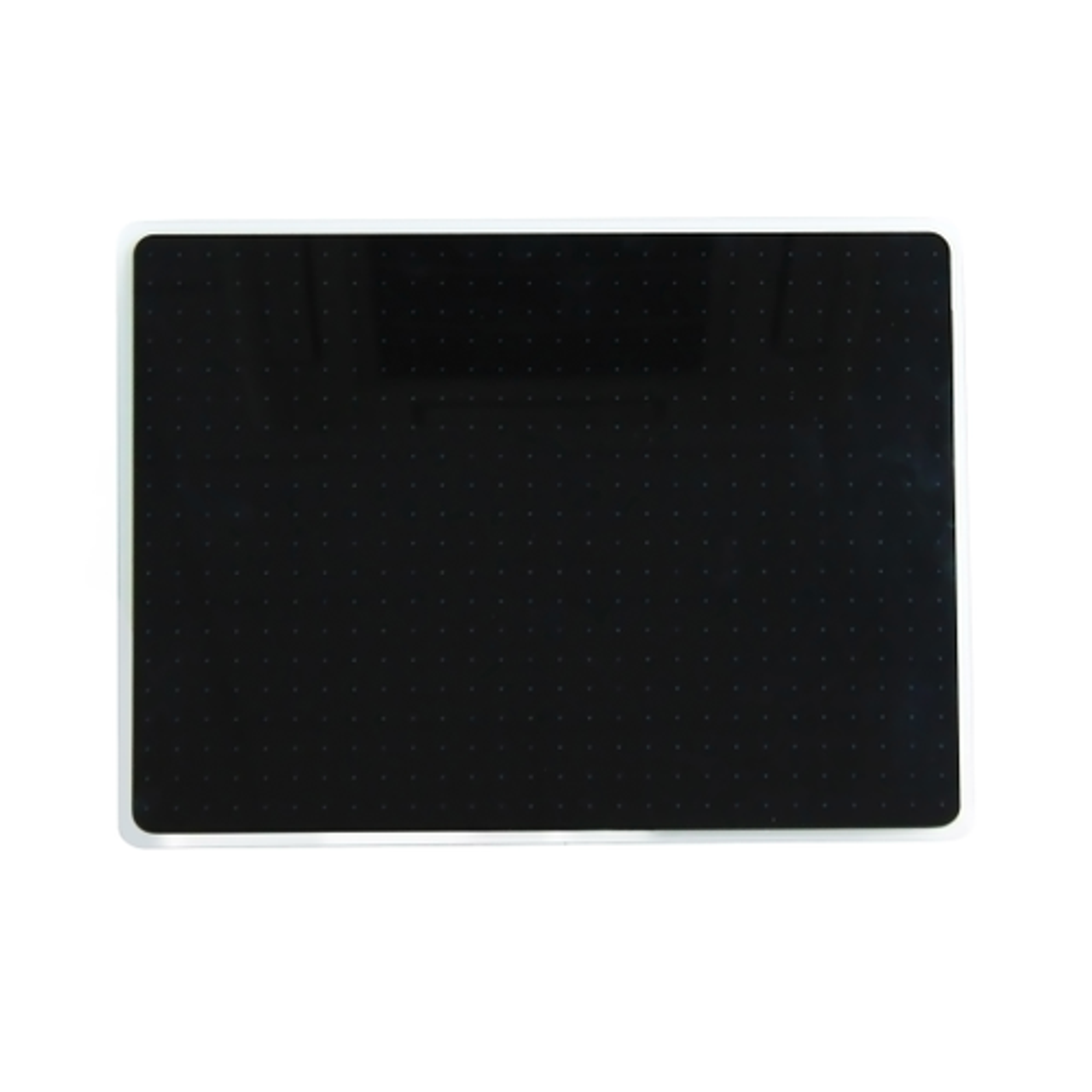 Floortex Glass Magnetic Grid Board 17" x 23" in Black - Black