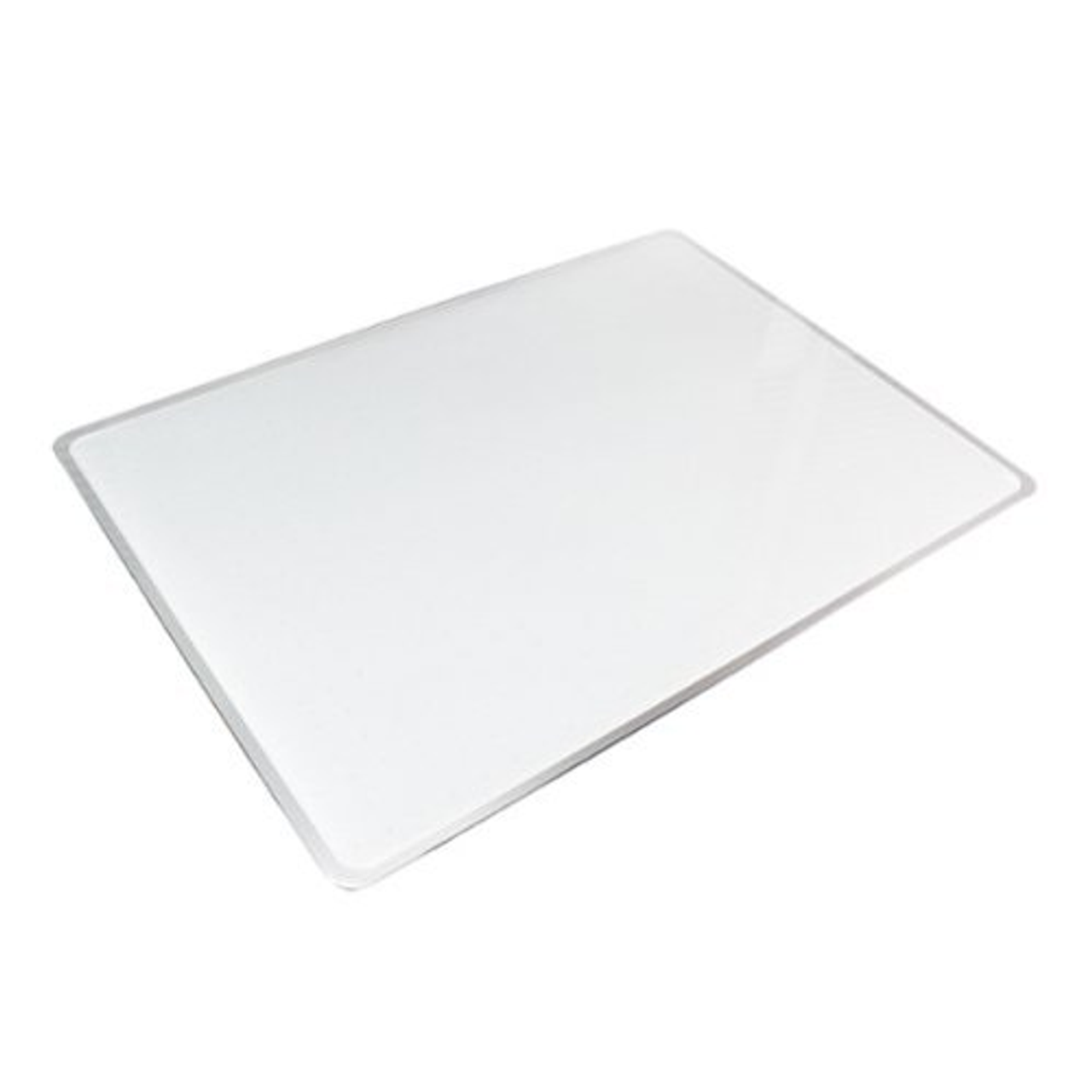 Floortex Glass Magnetic Grid Board 17" x 23" in White - White