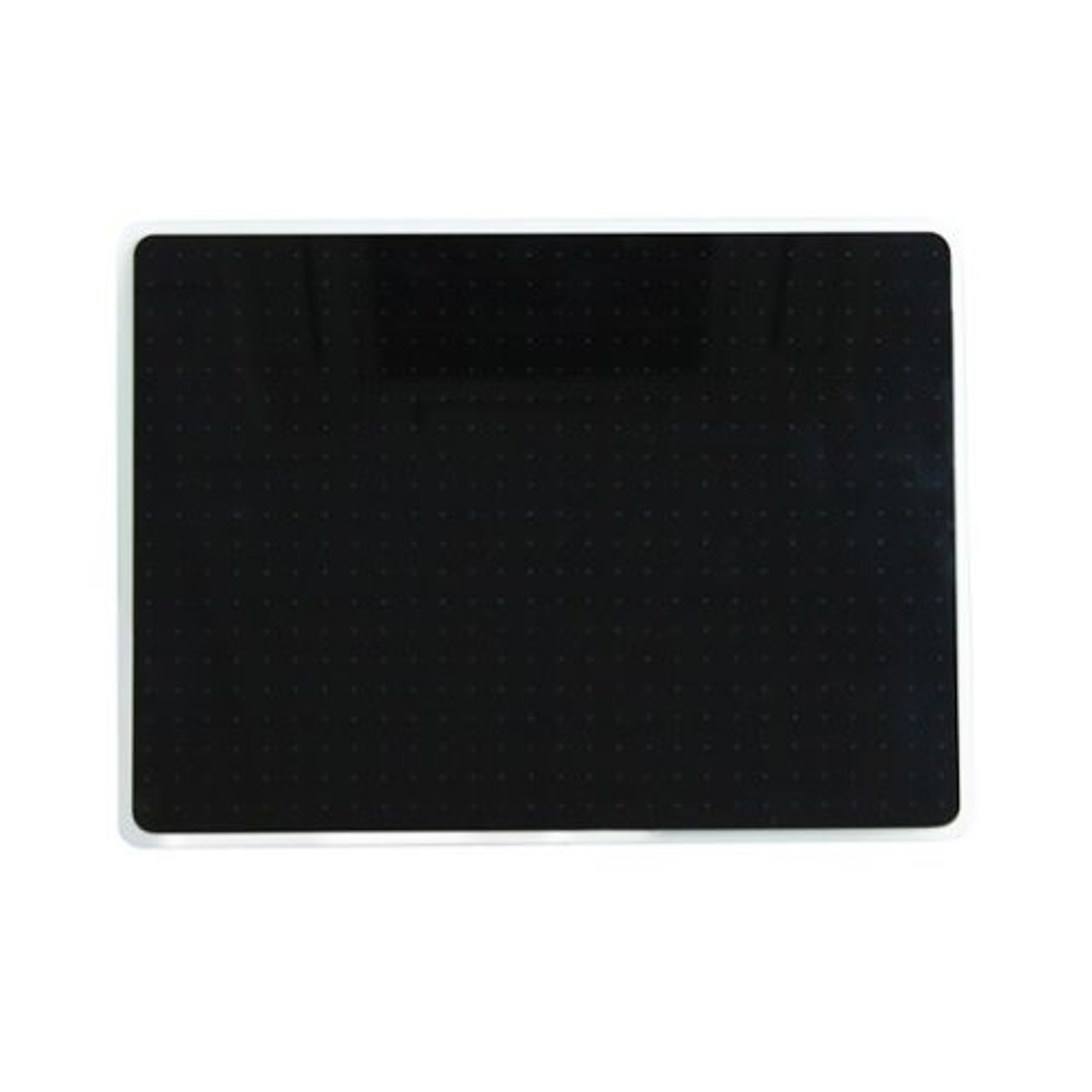 Floortex Glass Magnetic Grid Board 30" x 40" Black - Black