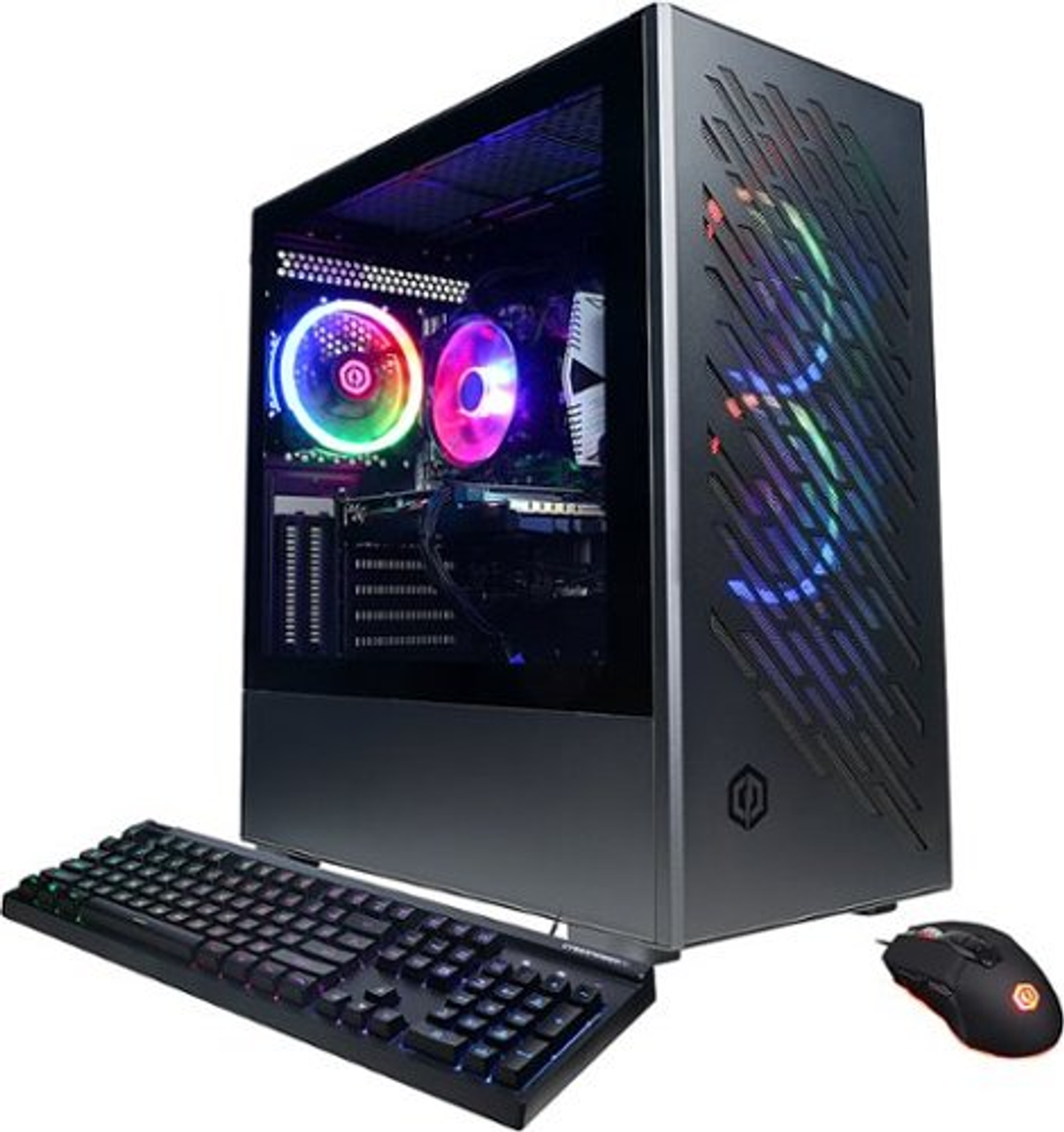 CyberPowerPC - Gamer Master Gaming Desktop - AMD Ryzen 7 8700G - 16GB Memory - NVIDIA GeForce RTX 4060 8GB - 2TB SSD - Black