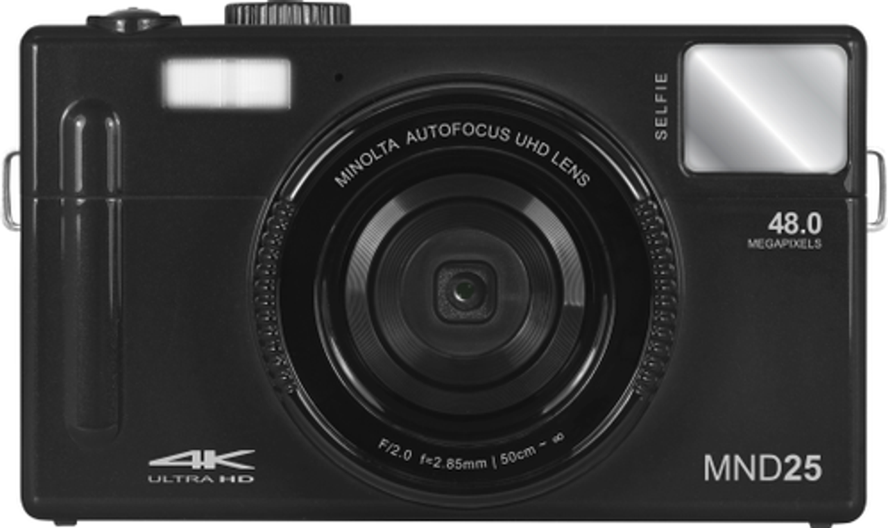 Minolta - MND25 48.0 Megapixel 4K Video Digital Camera - Black