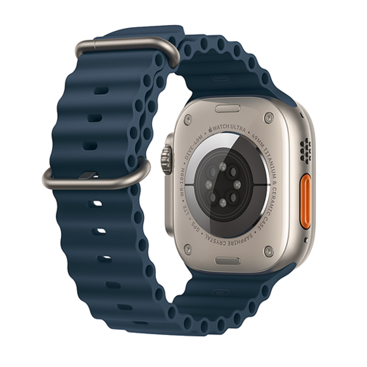 Apple Watch Ultra 2 GPS + Cellular 49mm Titanium Case with Blue Ocean Band - Titanium