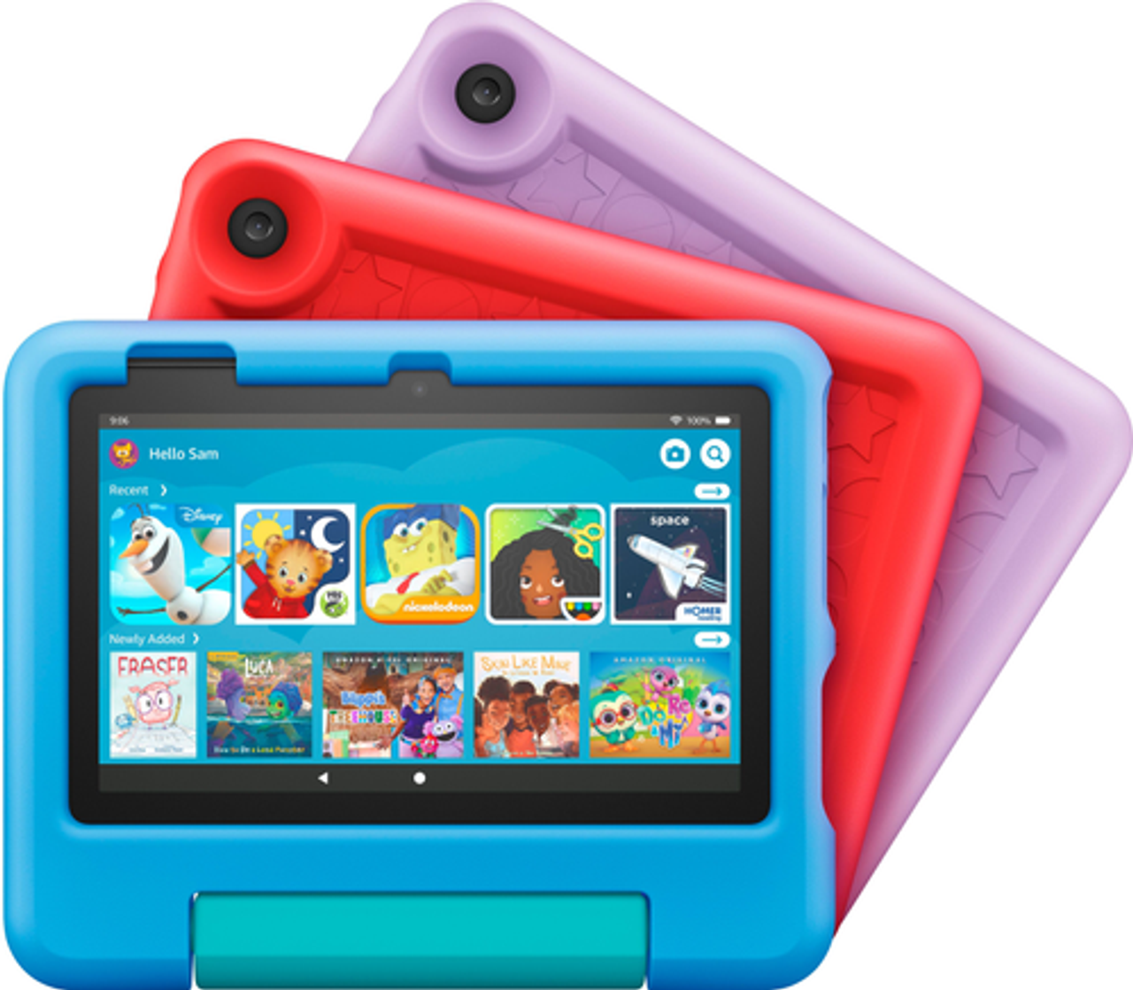 Fire 7 Kids ages 3-7 7" tablet (with 6 month subscription of Amazon Kids+) - Purple
