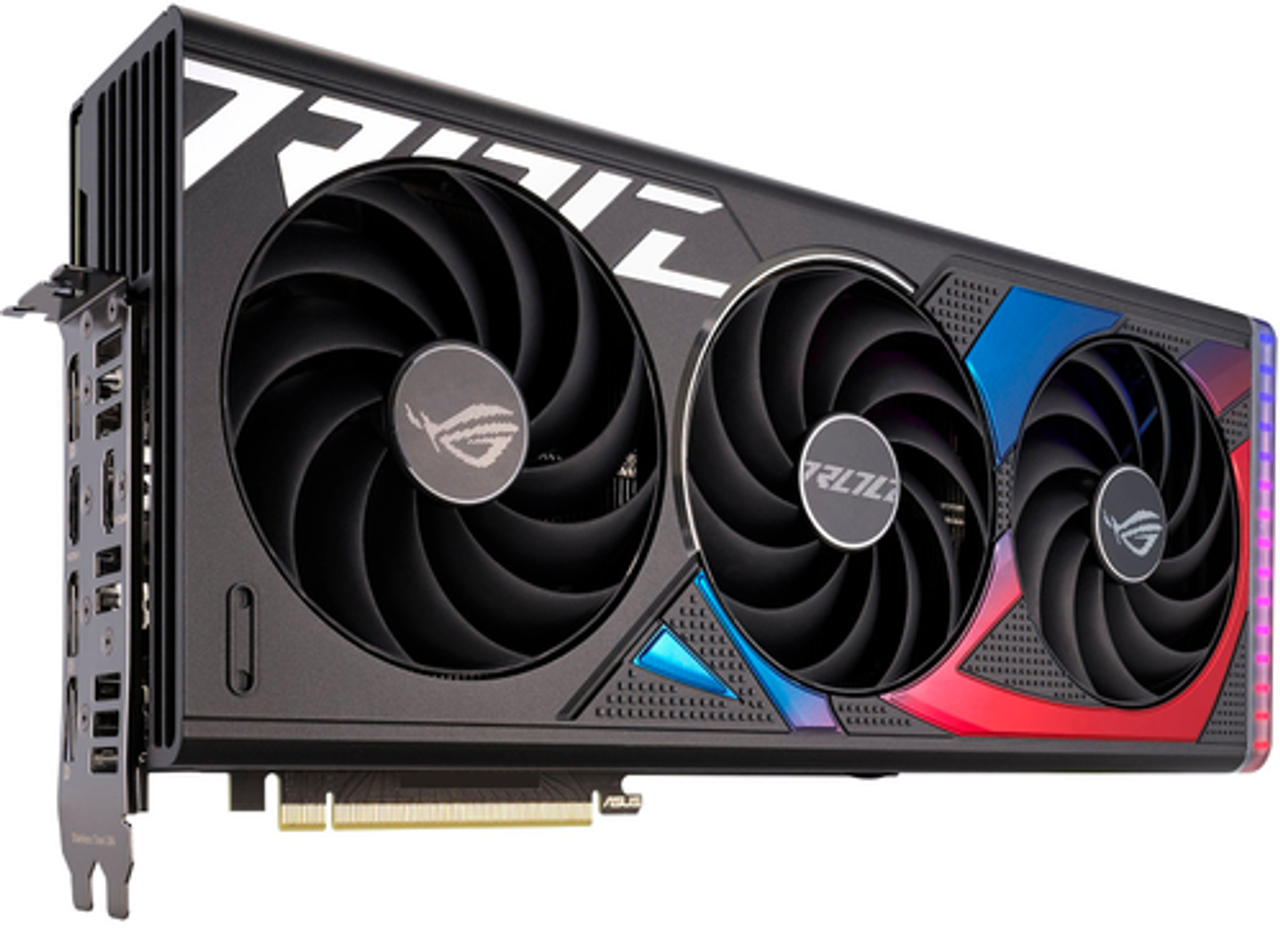 ASUS -  ROG Strix NVIDIA GeForce RTX 4070 SUPER Overclocked 12GB GDDR6X PCI Express 4.0 Graphics Card - Black