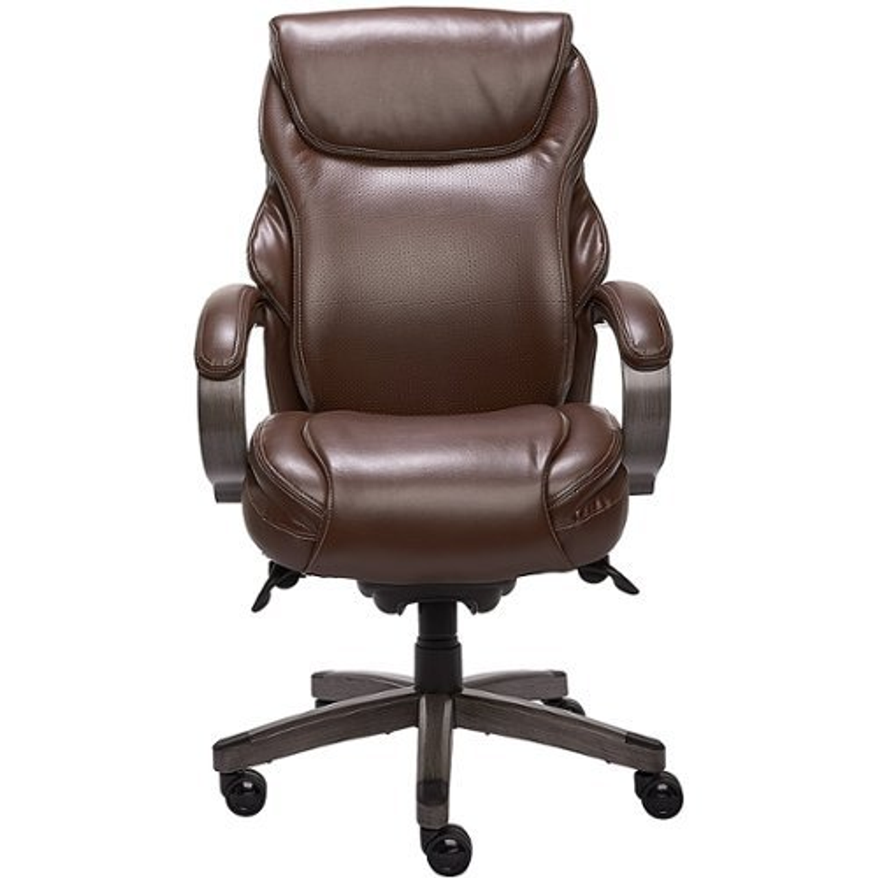 La-Z-Boy - Premium Hyland Executive Office Chair - Gray/Brown