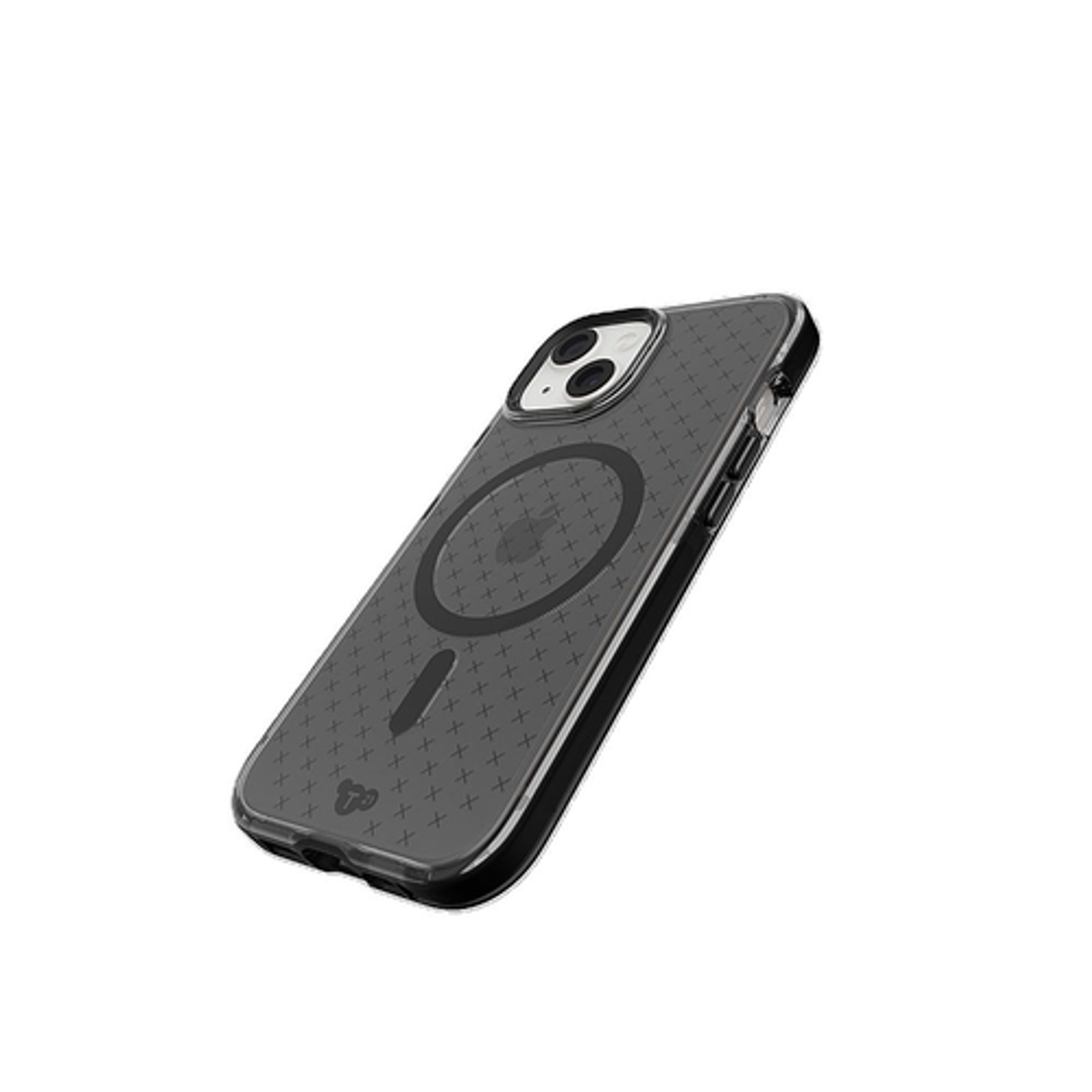 Tech21 - EvoCheck Case with MagSafe for Apple iPhone 15 - Smokey/Black