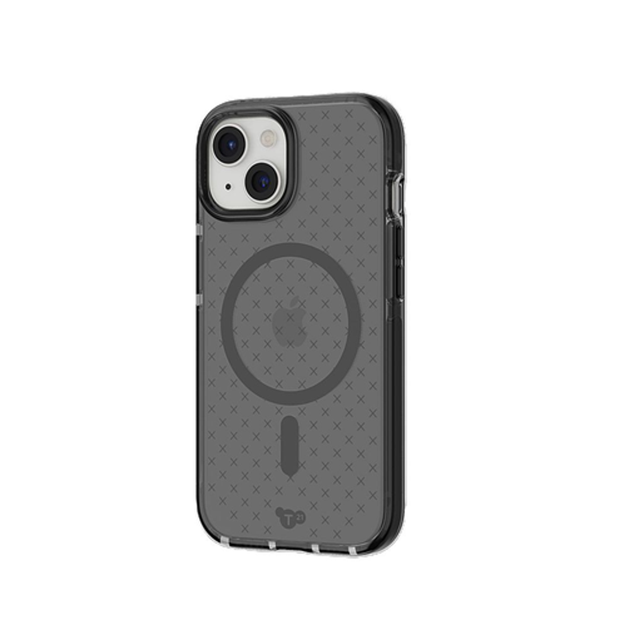 Tech21 - EvoCheck Case with MagSafe for Apple iPhone 15 - Smokey/Black