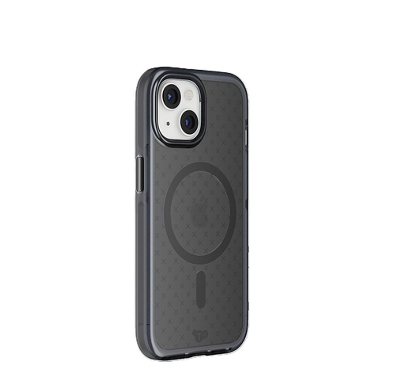 Tech21 - EvoCheck Case with MagSafe for Apple iPhone 15 - Smokey/Black