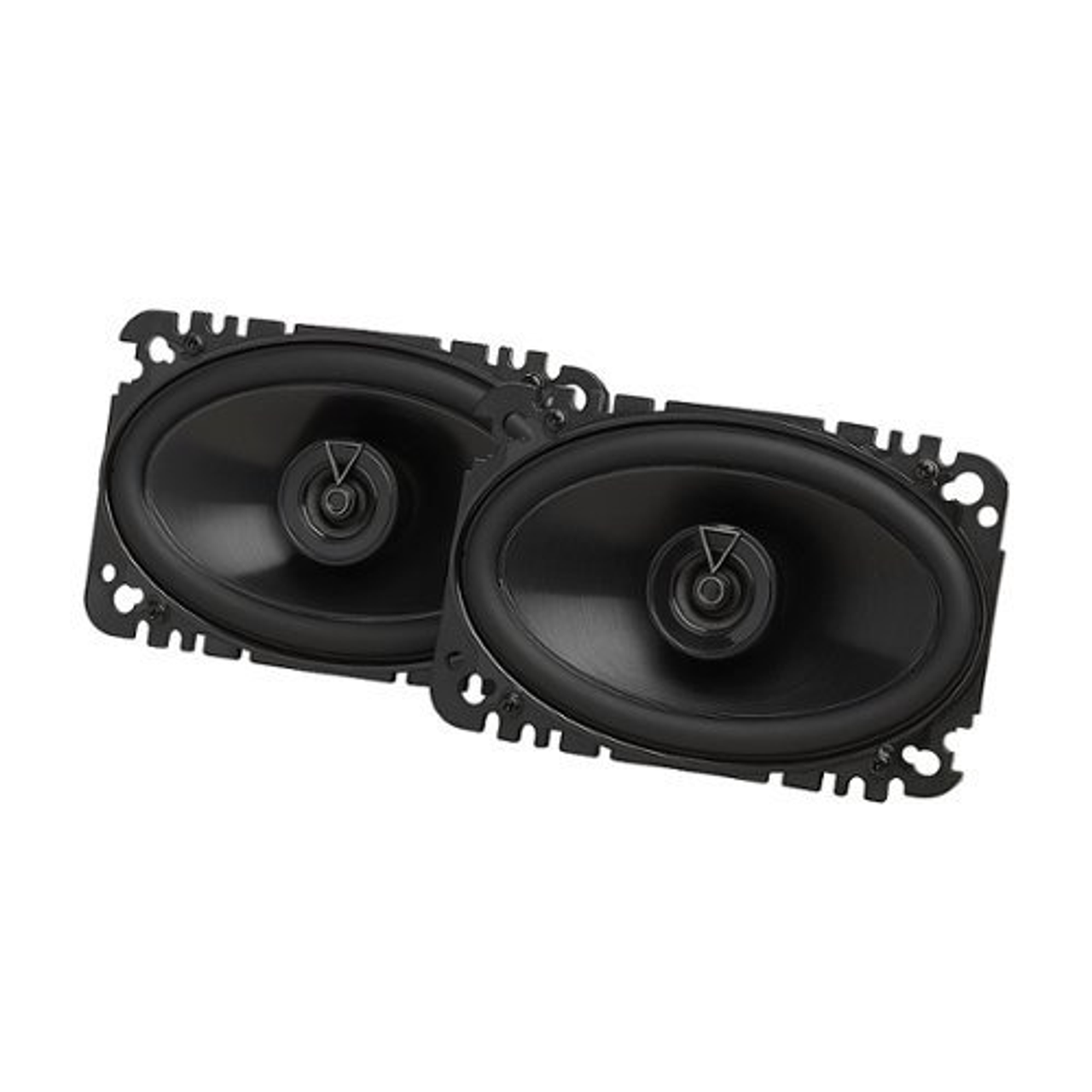 JBL - 4” X 6” Two-way car audio speaker no grill - Black