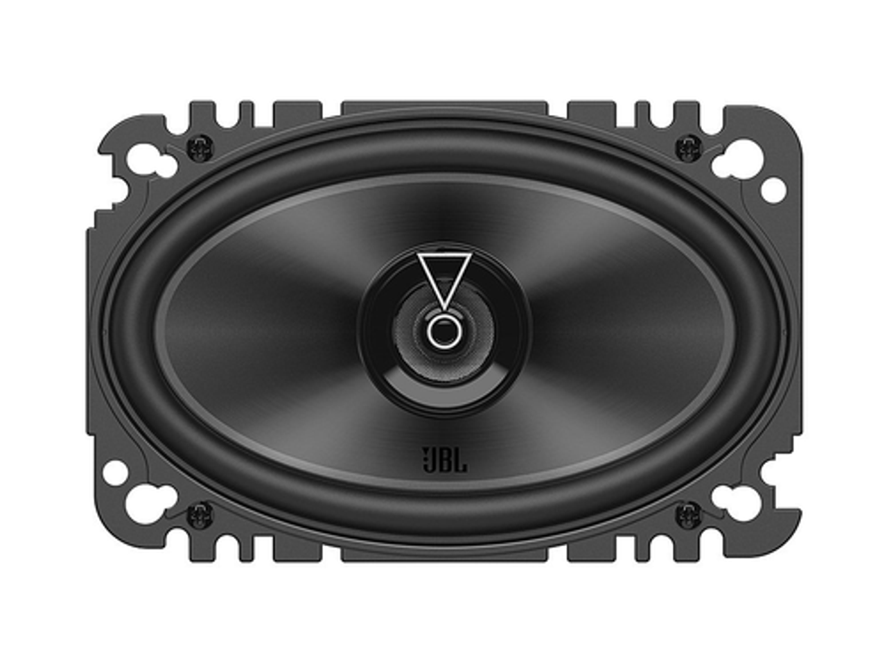 JBL - 4” X 6” Two-way car audio speaker no grill - Black