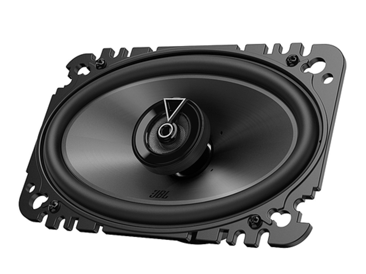 JBL - 4” X 6” Two-way car audio speaker no grill - Black