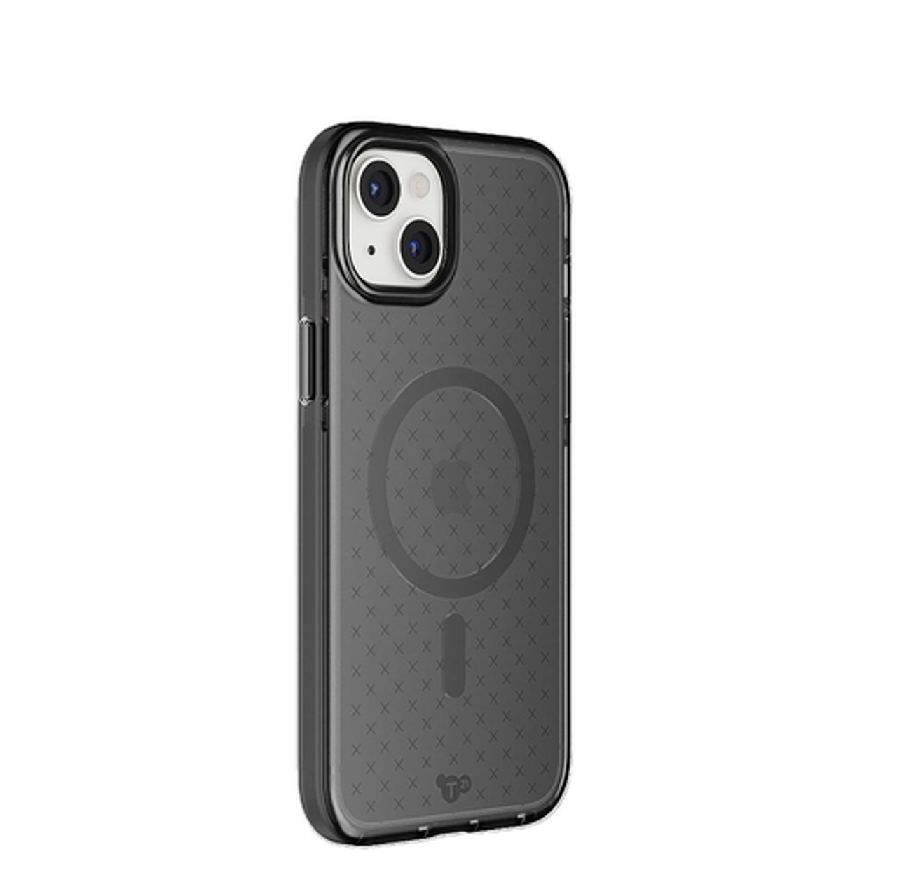 Tech21 - EvoCheck Case with MagSafe for Apple iPhone 15 Plus - Smokey/Black