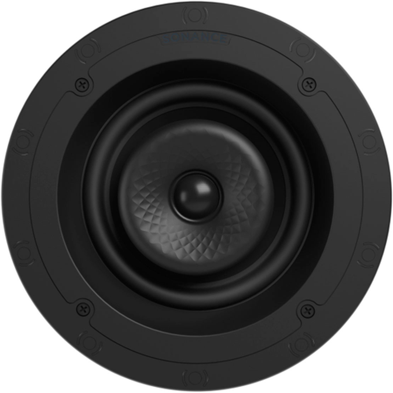 Sonance - VX60R - Visual Experience Series 6" Medium Round 2-Way Speakers (Pair) - Paintable White